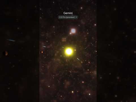 Watch Gemini 2.5 Pro simulate an entirely new universe in the Gemini app. 🌌