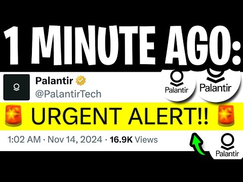 PALANTIR: SUSPICIOUS WALL STREET ACTIVITY!! CRUCIAL TIME FOR PLTR NOW!! - PALANTIR STOCK NEWS TODAY