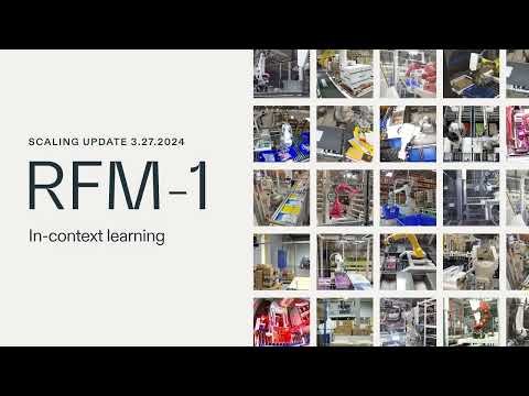 RFM 1 Scaling Update: In-context Learning of Grasping Improvements